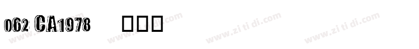 062 CA1978字体转换